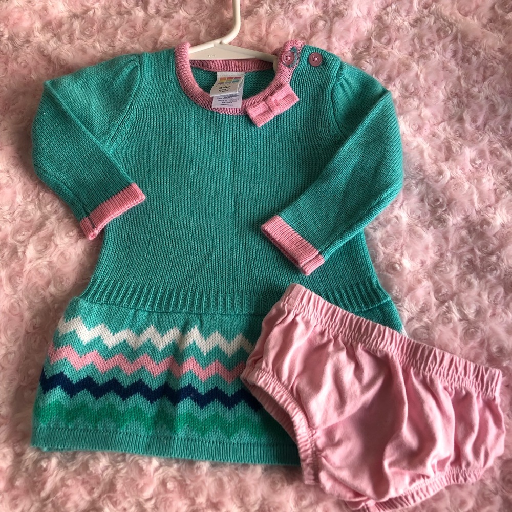 Sweater dress w/ bloomers